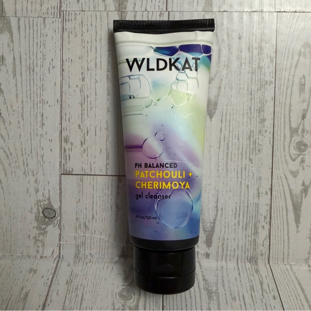 Wildkat Patchouli + Cherimoya Gel Cleanser‎ PH Balanced 4oz Face Skin Wash